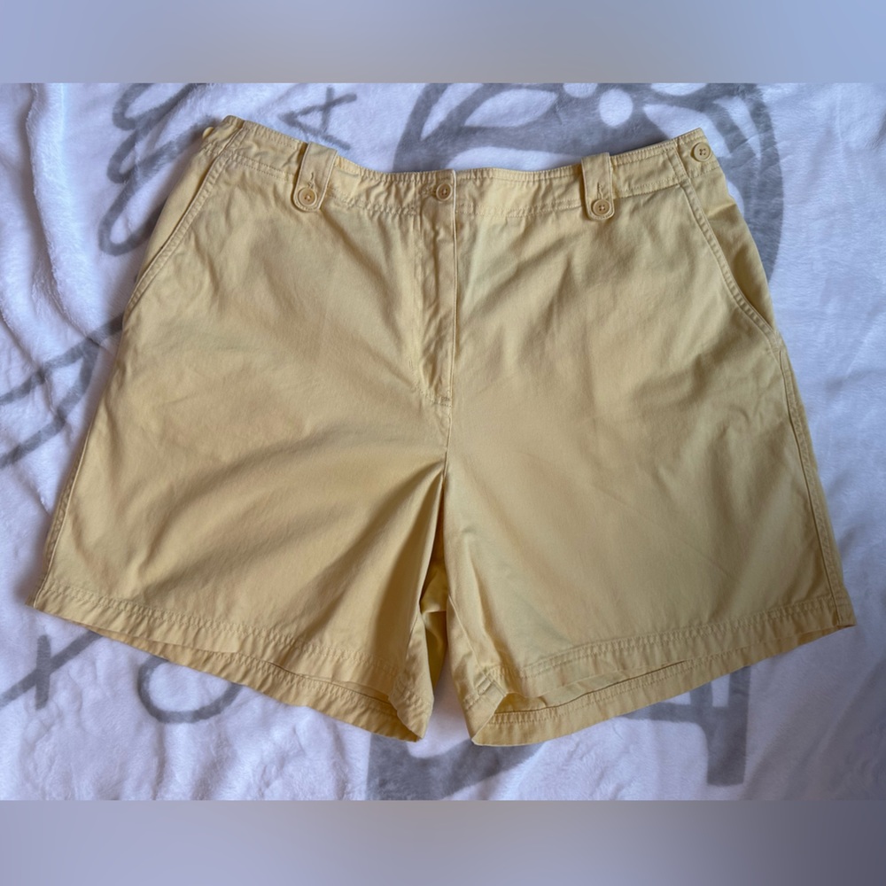 Ralph Lauren Yellow and White Shorts
